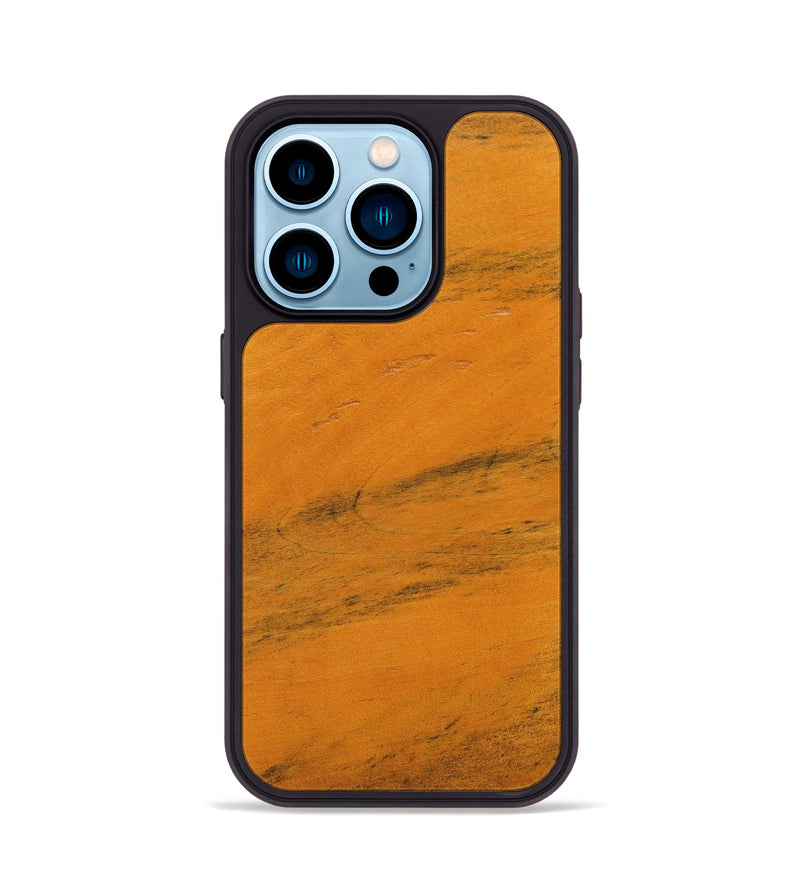iPhone 14 Pro Wood+Resin Phone Case - Susan (Wood Burl, 653482)