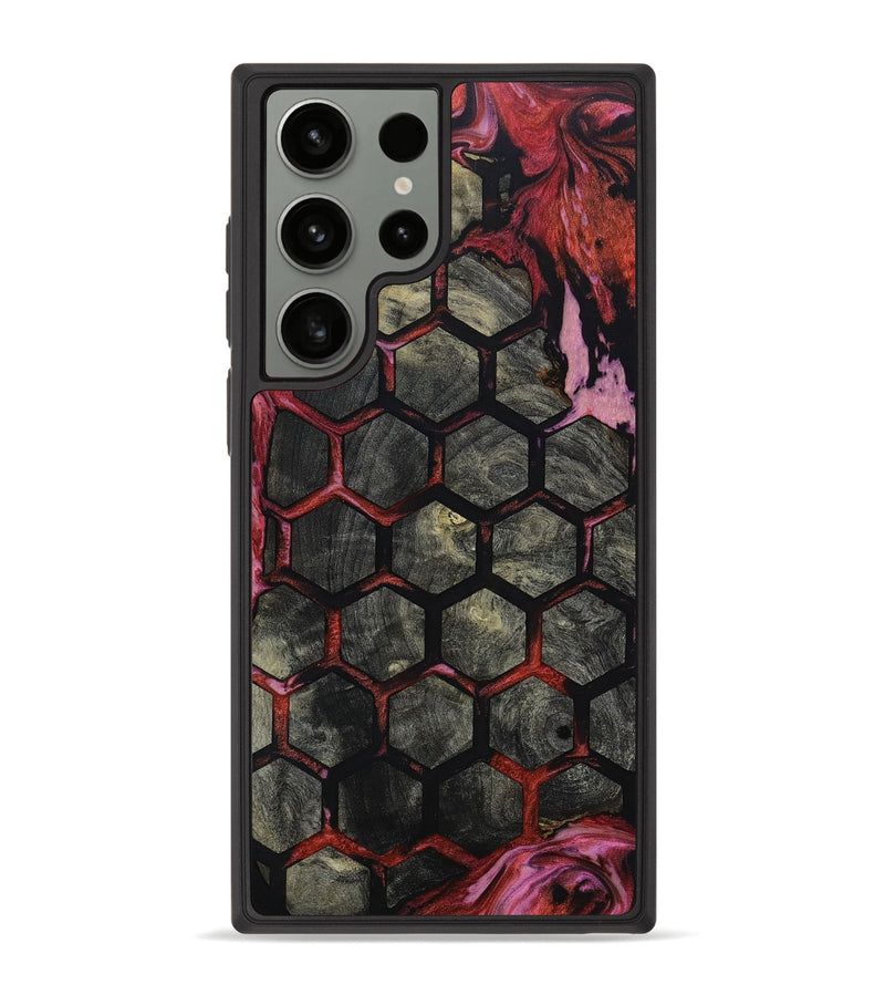 Galaxy S23 Ultra Wood+Resin Phone Case - Camila (Pattern, 653500)