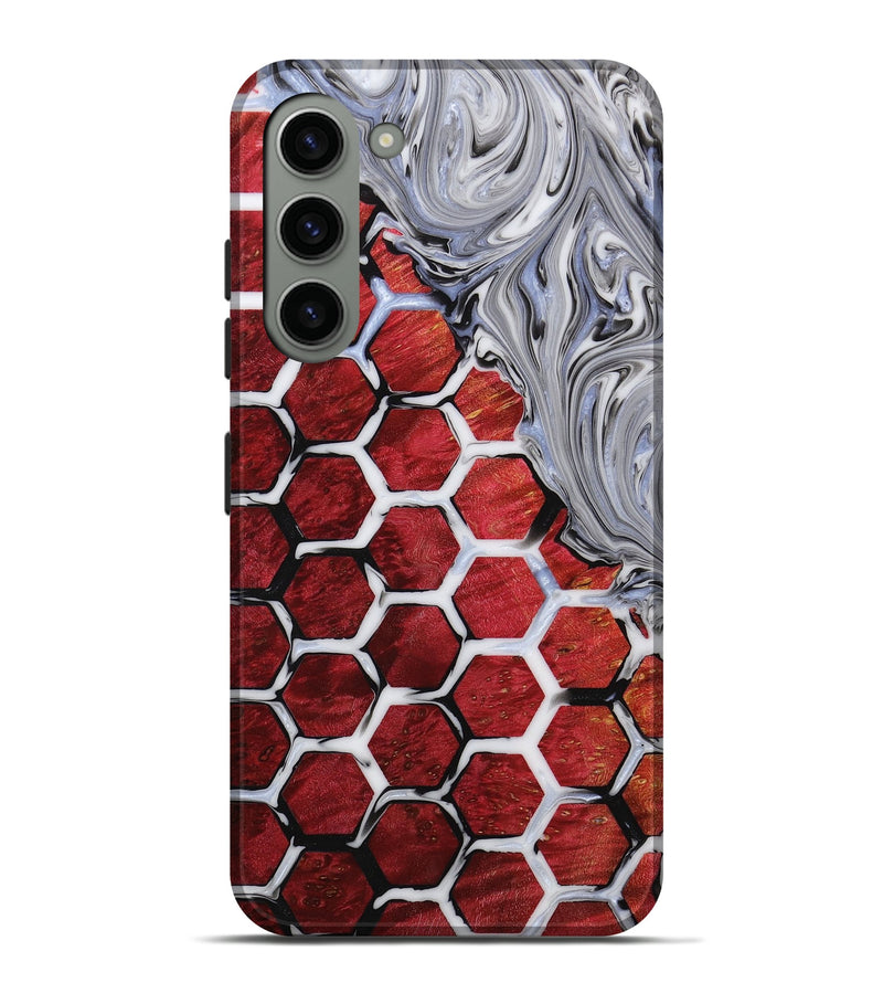 Galaxy S23 Plus Wood+Resin Live Edge Phone Case - Janis (Pattern, 653504)