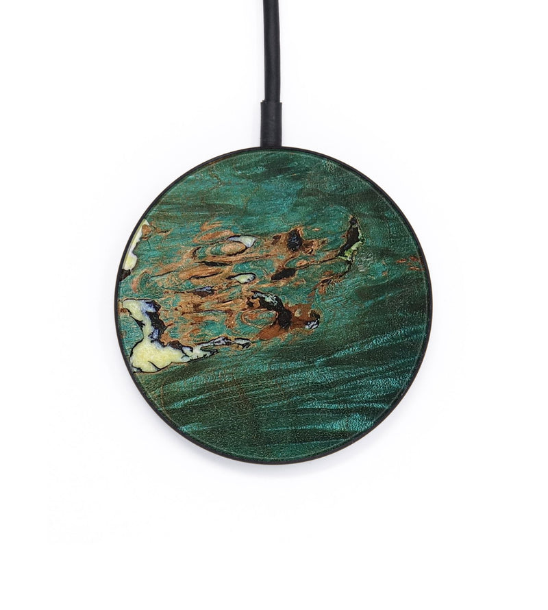 Circle Wood+Resin Wireless Charger - Sydney (Wood Burl, 653539)