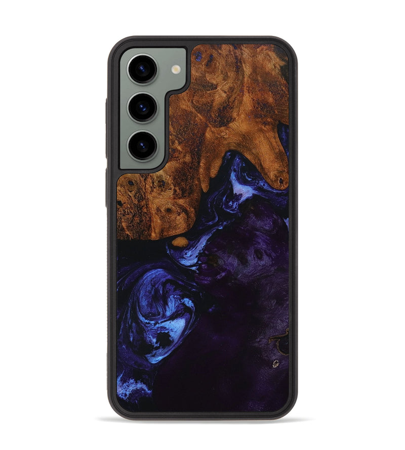 Galaxy S23 Plus Wood+Resin Phone Case - Alaia (Purple, 653641)