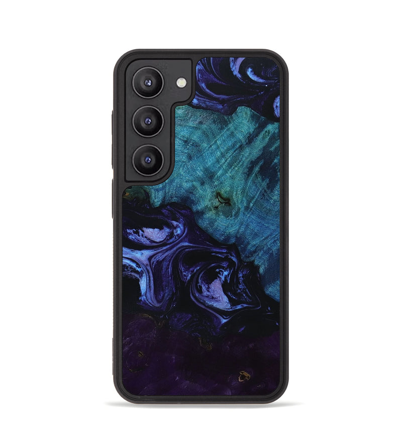 Galaxy S23 Wood+Resin Phone Case - Zayden (Purple, 653645)