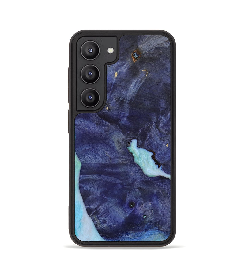 Galaxy S23 Wood+Resin Phone Case - Giselle (Blue, 653773)