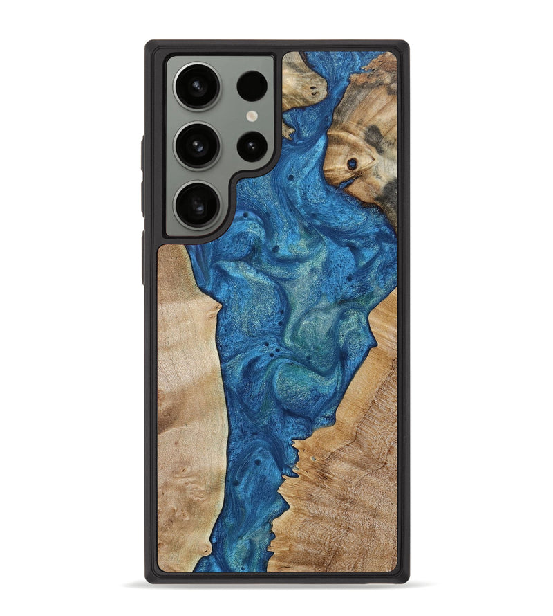 Galaxy S23 Ultra Wood+Resin Phone Case - Rick (Mosaic, 654106)
