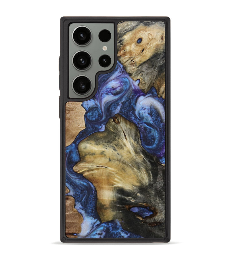 Galaxy S23 Ultra Wood+Resin Phone Case - Malia (Mosaic, 654109)