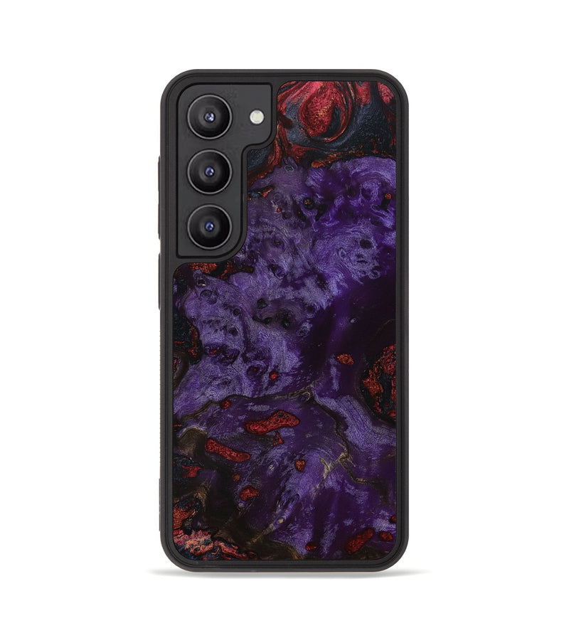 Galaxy S23 Wood+Resin Phone Case - Gale (Red, 654116)