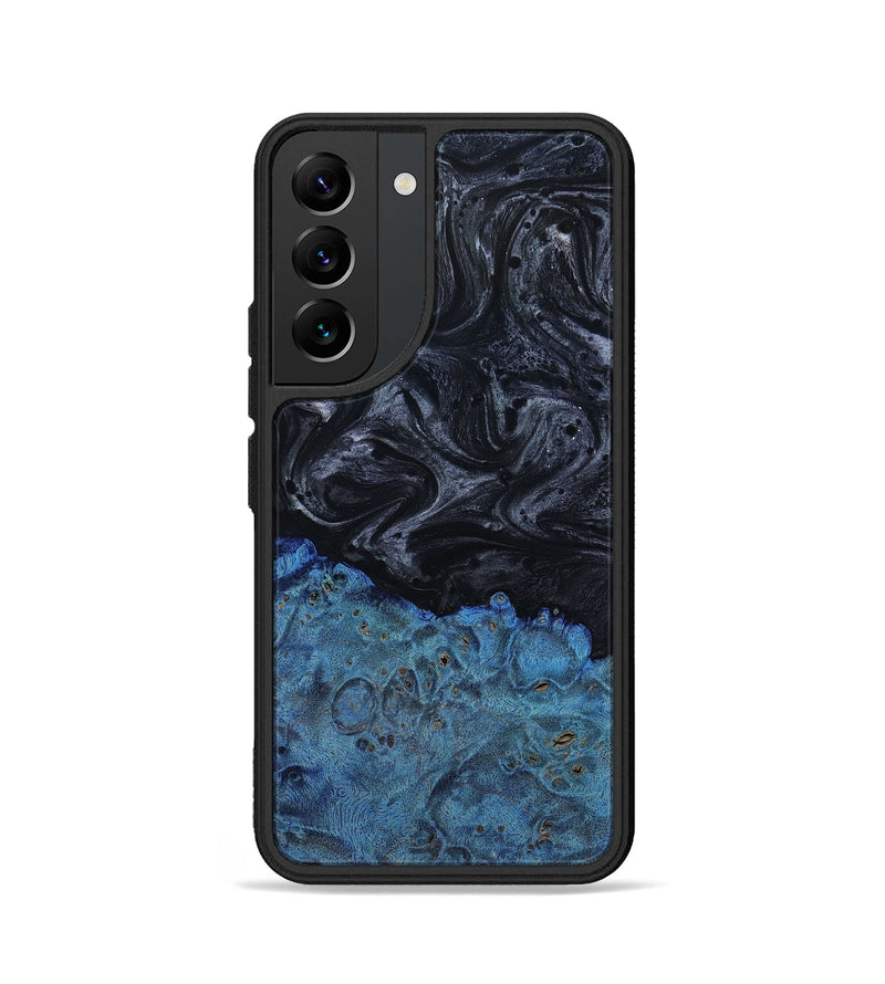 Galaxy S22 Wood+Resin Phone Case - Matias (Gunmetal, 654128)