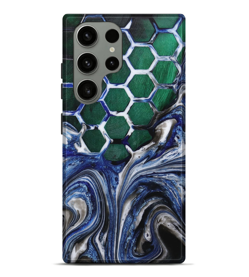 Galaxy S23 Ultra Wood+Resin Live Edge Phone Case - Paul (Pattern, 654215)