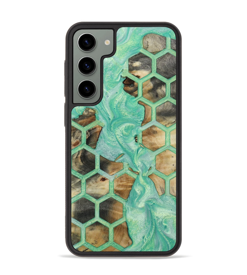 Galaxy S23 Plus Wood+Resin Phone Case - Philip (Pattern, 654347)