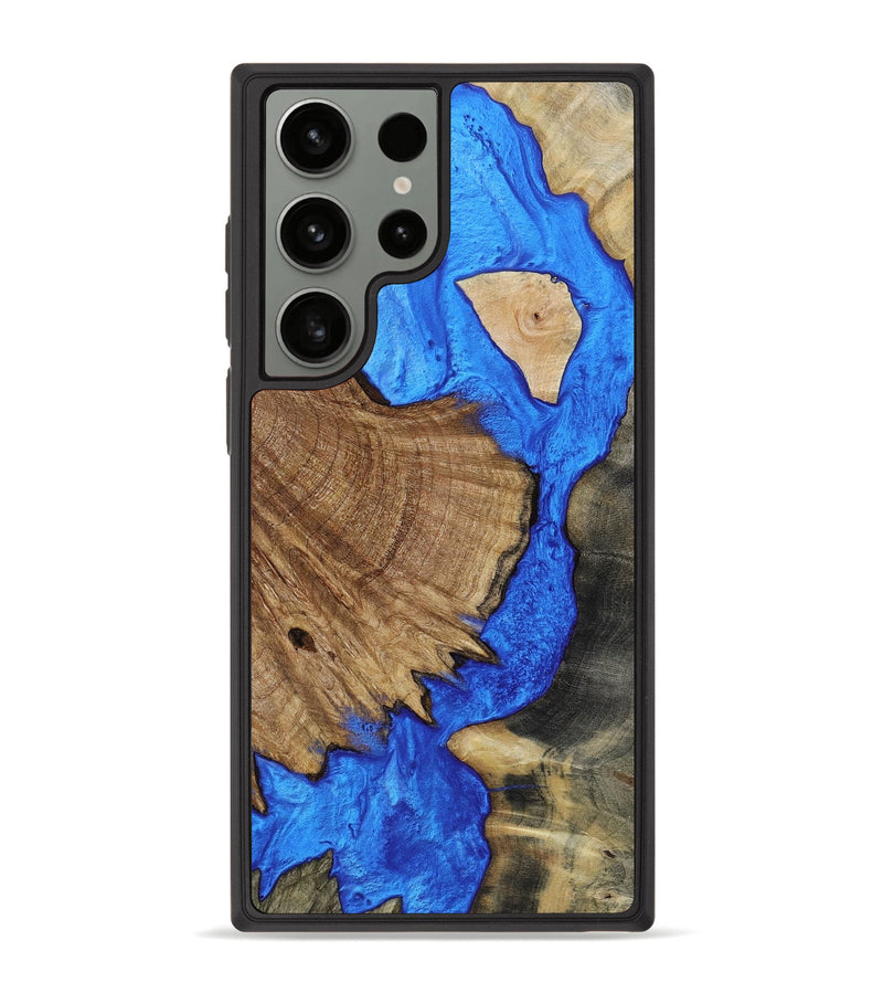 Galaxy S23 Ultra Wood+Resin Phone Case - Giuliana (Mosaic, 654374)