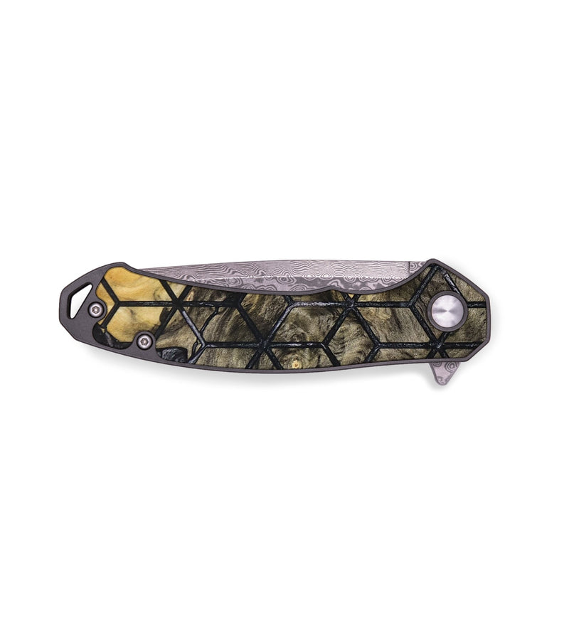 EDC Wood+Resin Pocket Knife - Rocky (Pattern, 654439)