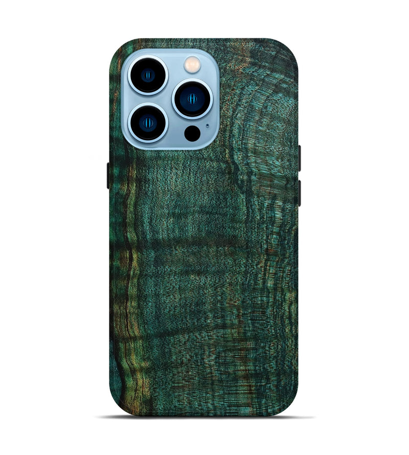 iPhone 14 Pro Burl Wood Live Edge Phone Case - Izabella (Wood Burl, 654473)