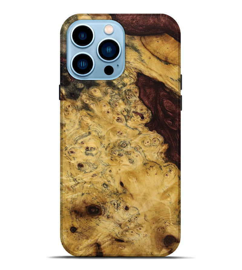 iPhone 14 Pro Max Burl Wood Live Edge Phone Case - Salvatore (Wood Burl, 654476)