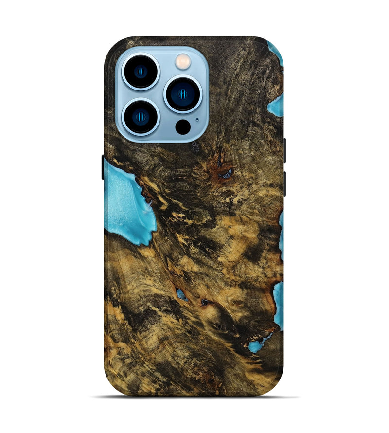 iPhone 14 Pro Burl Wood Live Edge Phone Case - Randi (Wood Burl, 654478)