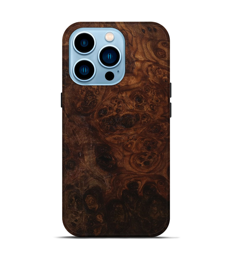 iPhone 14 Pro Burl Wood Live Edge Phone Case - Elijah (Wood Burl, 654486)