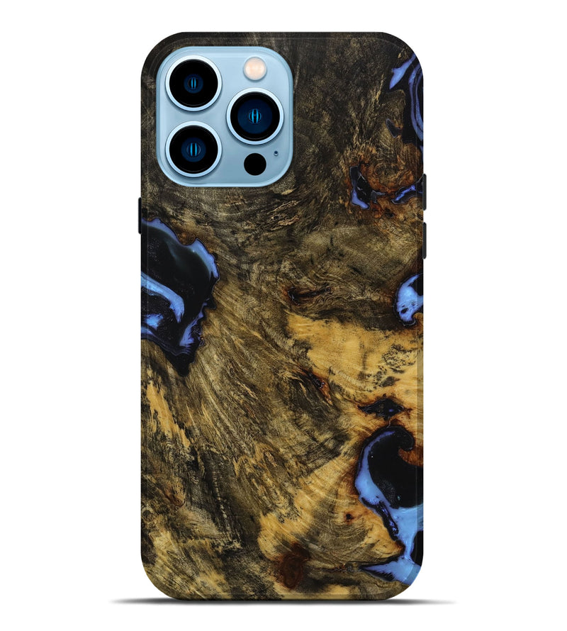 iPhone 14 Pro Max Burl Wood Live Edge Phone Case - Gia (Wood Burl, 654502)