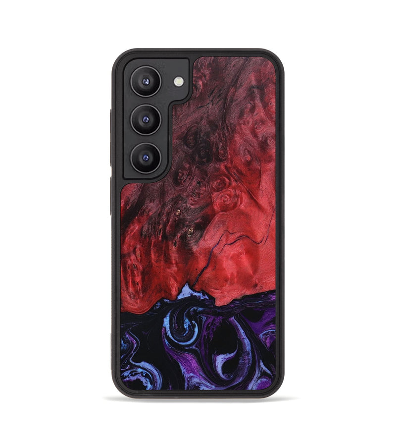 Galaxy S23 Wood+Resin Phone Case - Felicia (Purple, 654506)