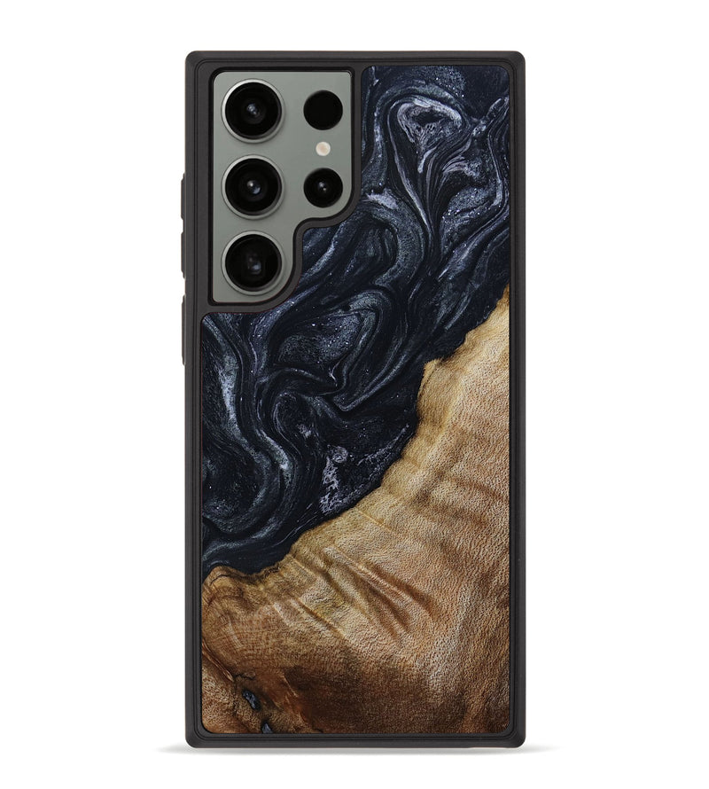 Galaxy S23 Ultra Wood+Resin Phone Case - Bryan (Gunmetal, 654604)