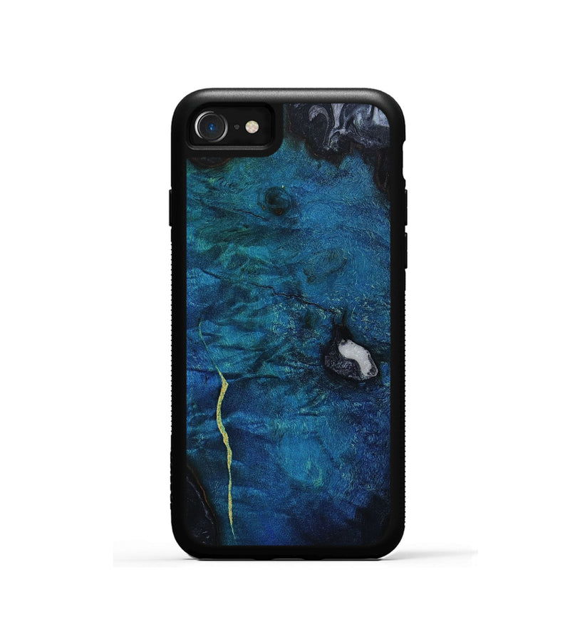 iPhone SE Wood+Resin Phone Case - Madeline (Wood Burl, 654607)
