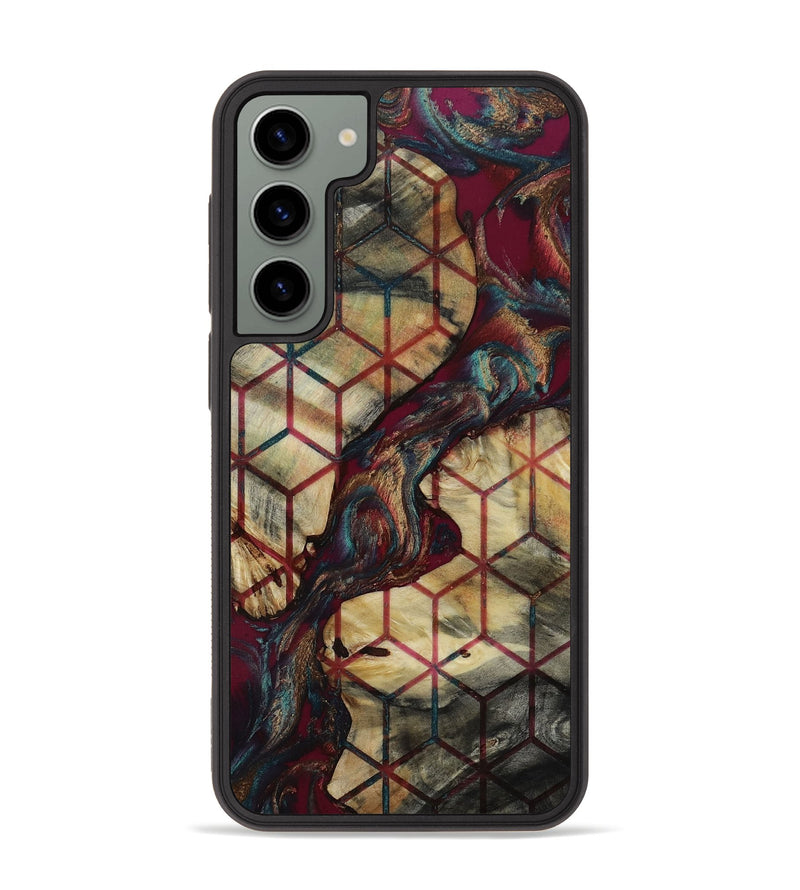 Galaxy S23 Plus Wood+Resin Phone Case - Mikayla (Pattern, 654624)