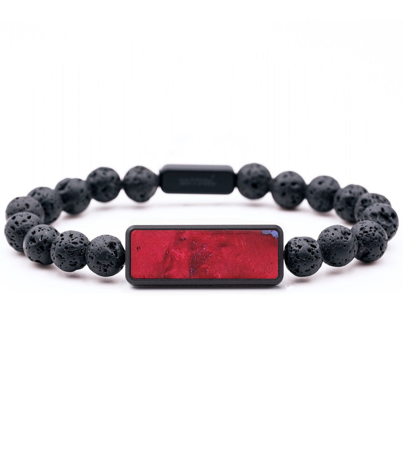 Lava Bead Burl Wood Bracelet - Amari (Wood Burl, 654768)
