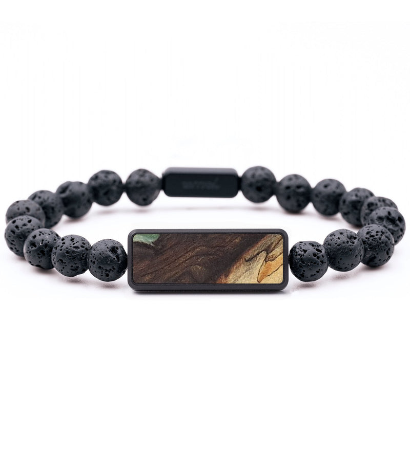 Lava Bead Burl Wood Bracelet - Beckett (Wood Burl, 654773)