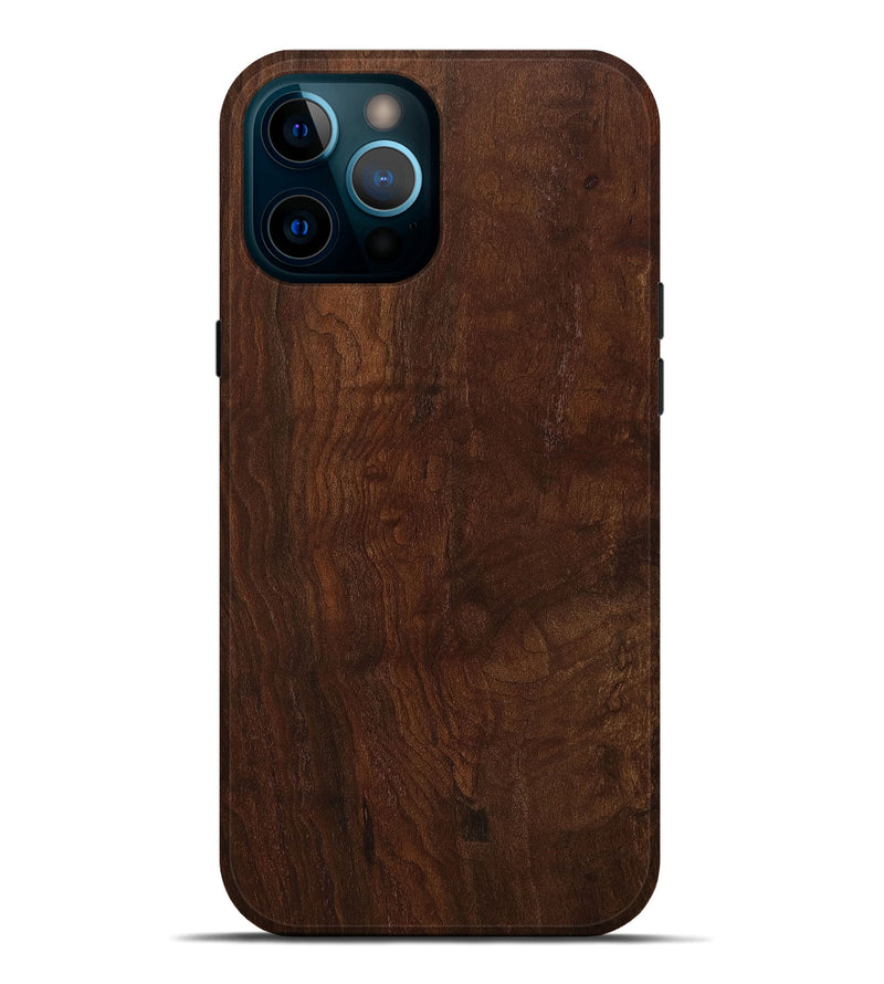 iPhone 12 Pro Max Burl Wood Live Edge Phone Case - Isaiah (Wood Burl, 654789)