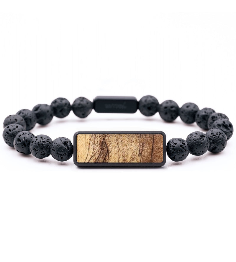 Lava Bead Burl Wood Bracelet - Paxton (Wood Burl, 654949)