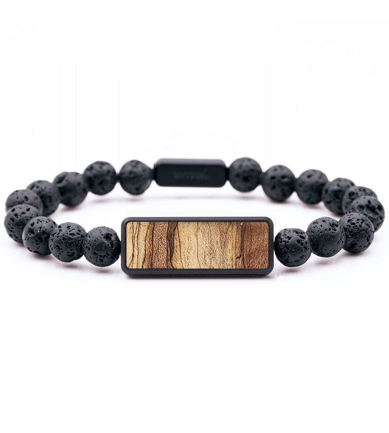 Lava Bead Burl Wood Bracelet - Beatrice (Wood Burl, 654953)