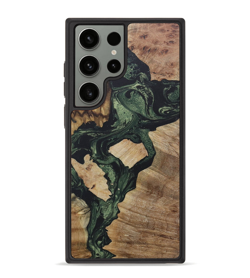 Galaxy S23 Ultra Wood+Resin Phone Case - Emerson (Mosaic, 655000)