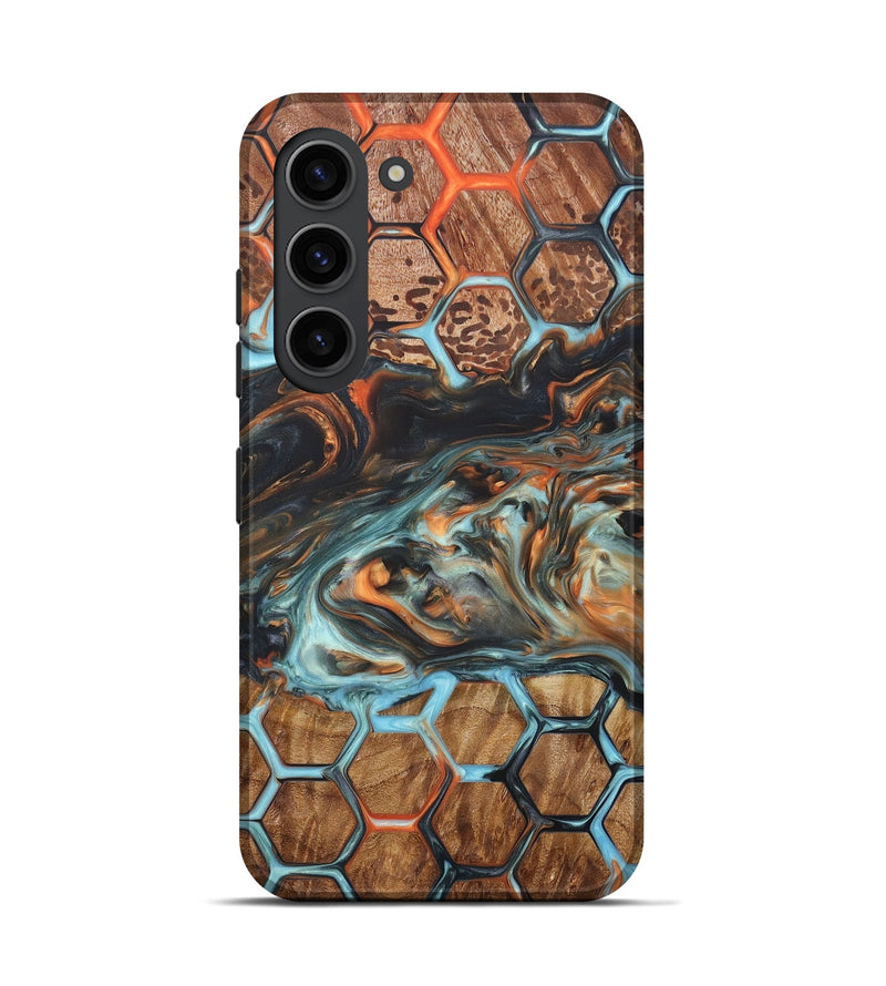 Galaxy S23 Wood+Resin Live Edge Phone Case - Lou (Pattern, 655050)