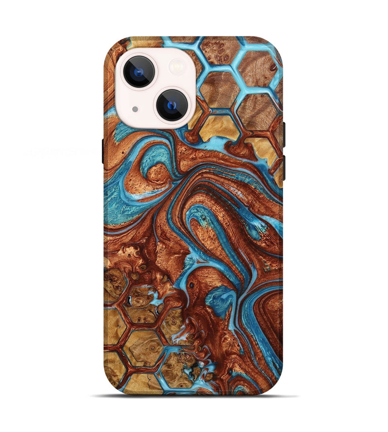 iPhone 13 Wood+Resin Live Edge Phone Case - Chuck (Pattern, 655057)