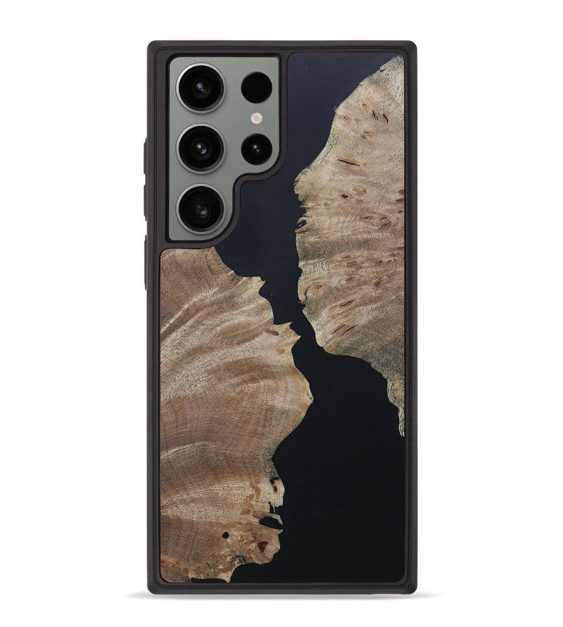 Galaxy S23 Ultra Wood+Resin Phone Case - Marc (Pure Black, 655130)