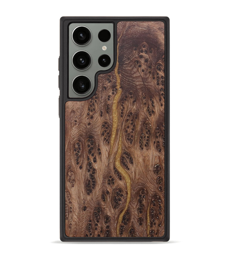 Galaxy S23 Ultra Wood+Resin Phone Case - Jarod (Wood Burl, 655150)