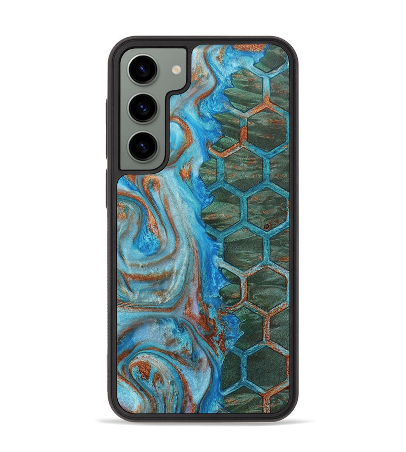 Galaxy S23 Plus Wood+Resin Phone Case - Jameson (Pattern, 655298)