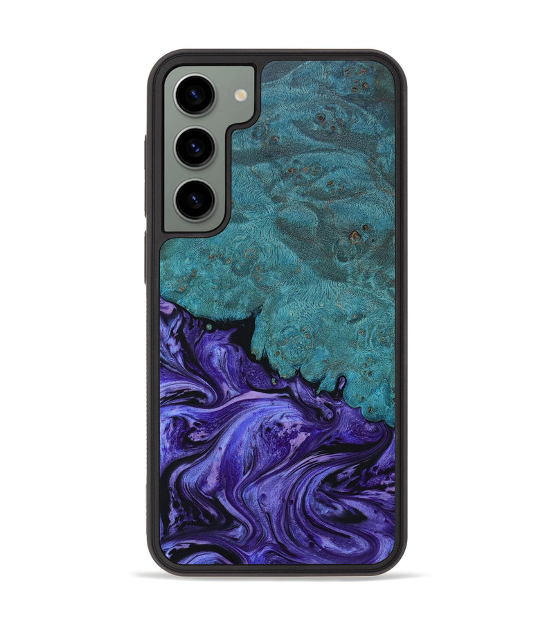 Galaxy S23 Plus Wood+Resin Phone Case - Dave (Purple, 655313)