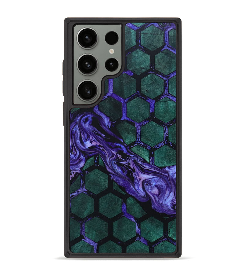 Galaxy S23 Ultra Wood+Resin Phone Case - Miriam (Pattern, 655326)