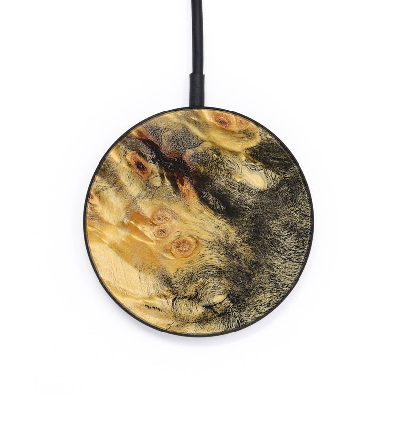 Circle Burl Wood Wireless Charger - Phyllis (Wood Burl, 655342)