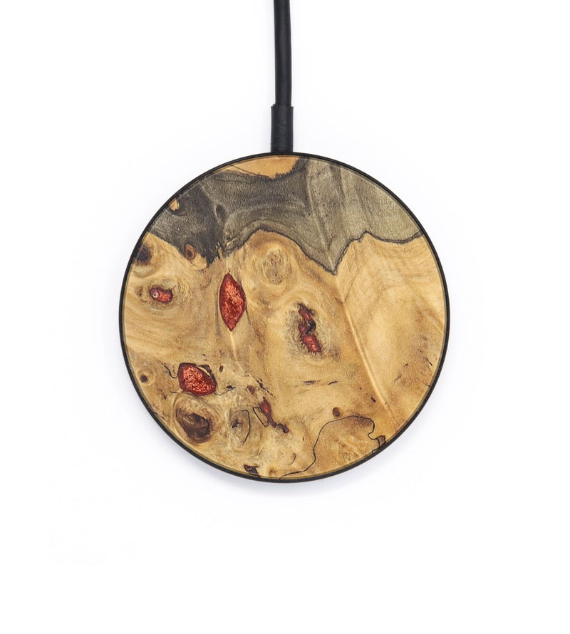 Circle Burl Wood Wireless Charger - Karson (Wood Burl, 655374)