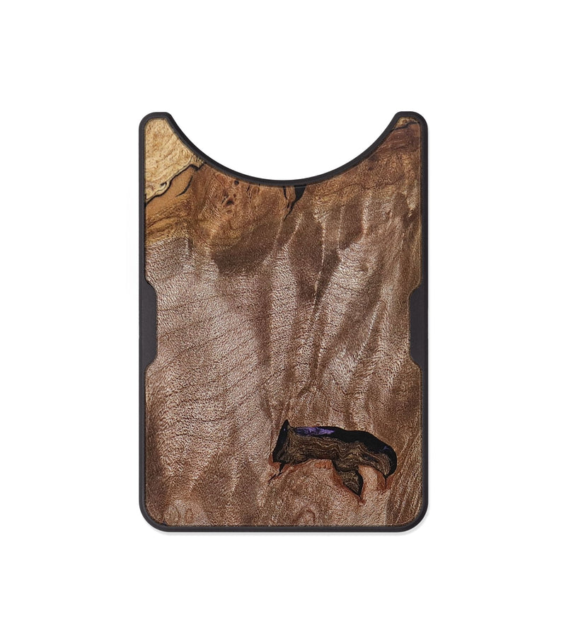 Alloy Burl Wood Wallet - Effie (Wood Burl, 655446)