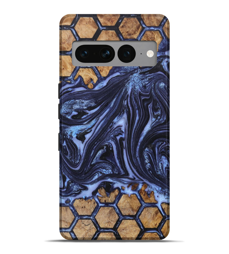 Pixel 7 Pro Wood+Resin Live Edge Phone Case - Marquita (Pattern, 655461)