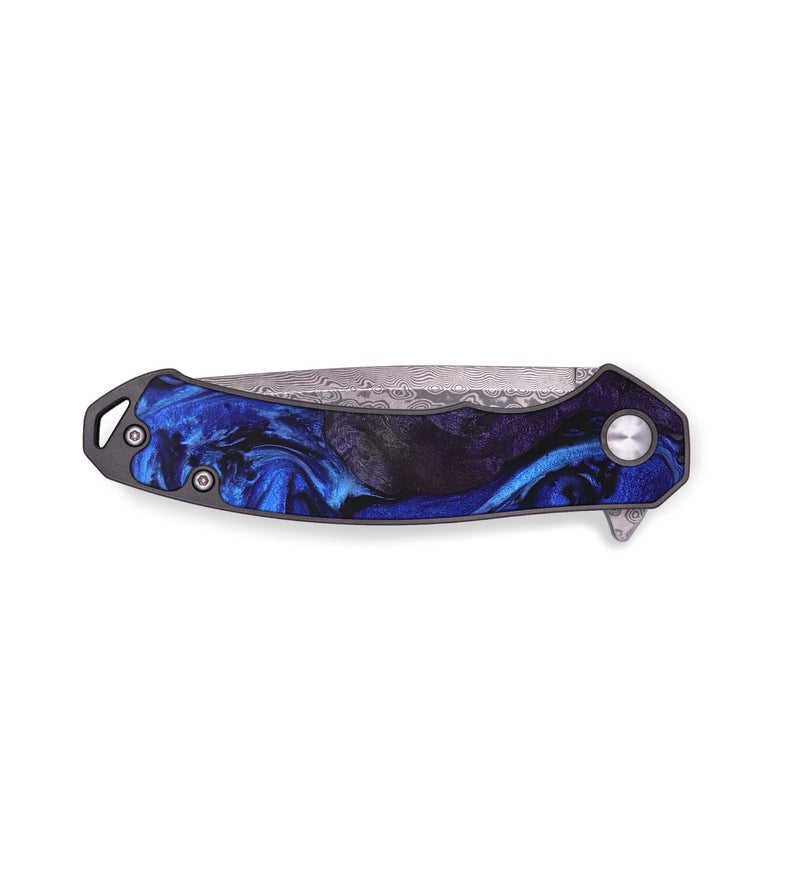 EDC ResinArt Pocket Knife - Elsie (Blue, 655487)
