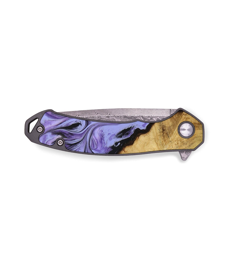 EDC ResinArt Pocket Knife - Marion (Purple, 655490)