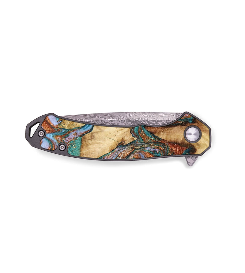 EDC Wood+Resin Pocket Knife - Ariella (Mosaic, 655499)