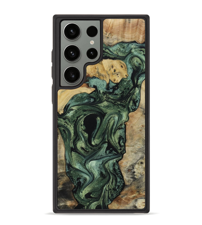 Galaxy S23 Ultra Wood+Resin Phone Case - Terrance (Mosaic, 655523)