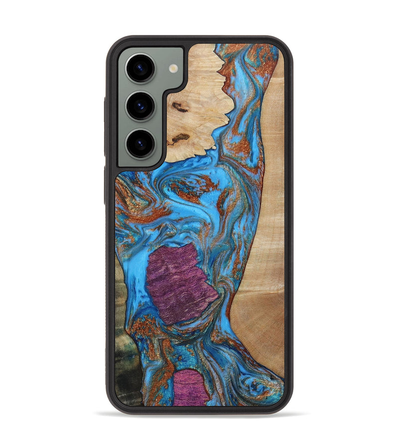 Galaxy S23 Plus Wood+Resin Phone Case - Cathleen (Mosaic, 655525)