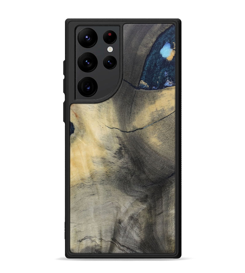 Galaxy S22 Ultra Wood+Resin Phone Case - Claire (Wood Burl, 655541)