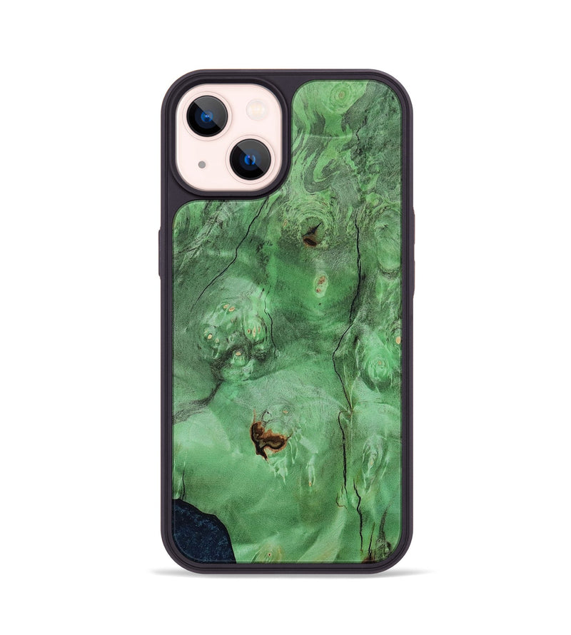 iPhone 14 Wood+Resin Phone Case - Camila (Wood Burl, 655542)