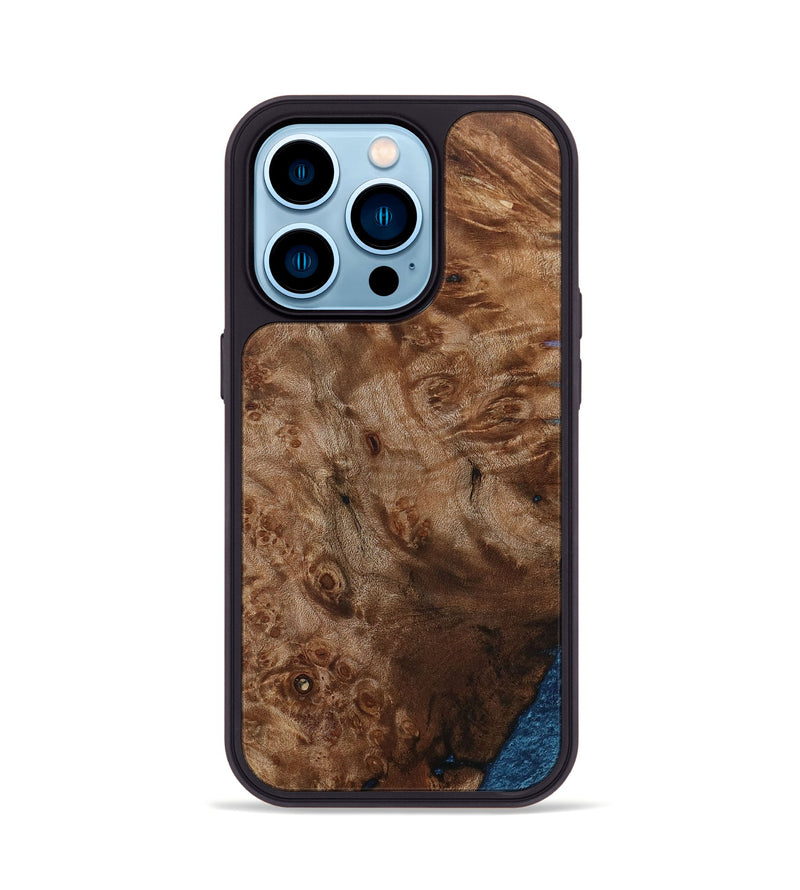 iPhone 14 Pro Wood+Resin Phone Case - Kaden (Wood Burl, 655547)