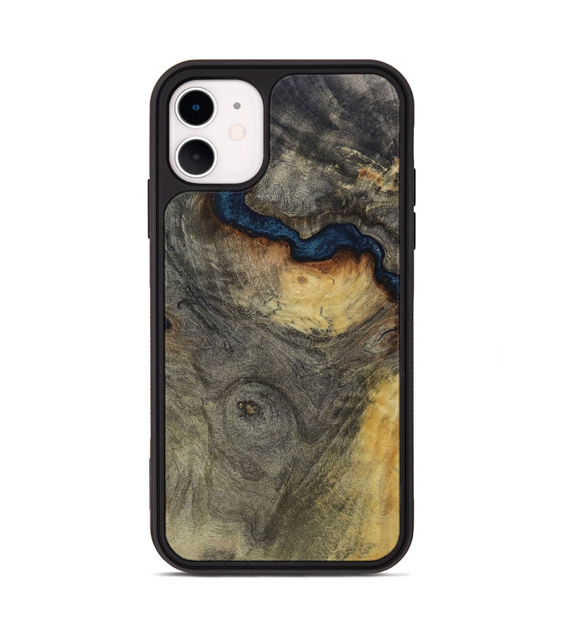 iPhone 11 Wood+Resin Phone Case - Brett (Wood Burl, 655550)